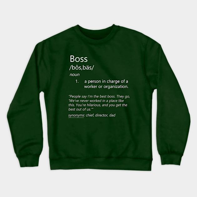 Define: BOSS Crewneck Sweatshirt by dani96pepi